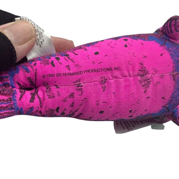 Vtg 1992 WWF Wildlife Pink Seal Plush Toy Applause 7” NEW Stuffed Animal - Picture 6 of 9